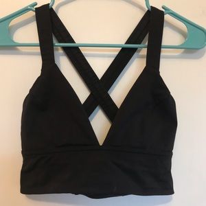 Lululemon deep V sports bra, size 4
